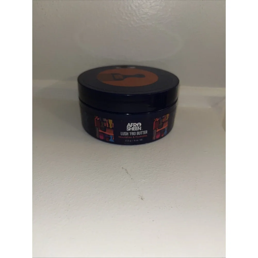 Afro Sheen Butter, Lush 'Fro Butter, Nourishes & Hydrates‎ 4 oz HTF